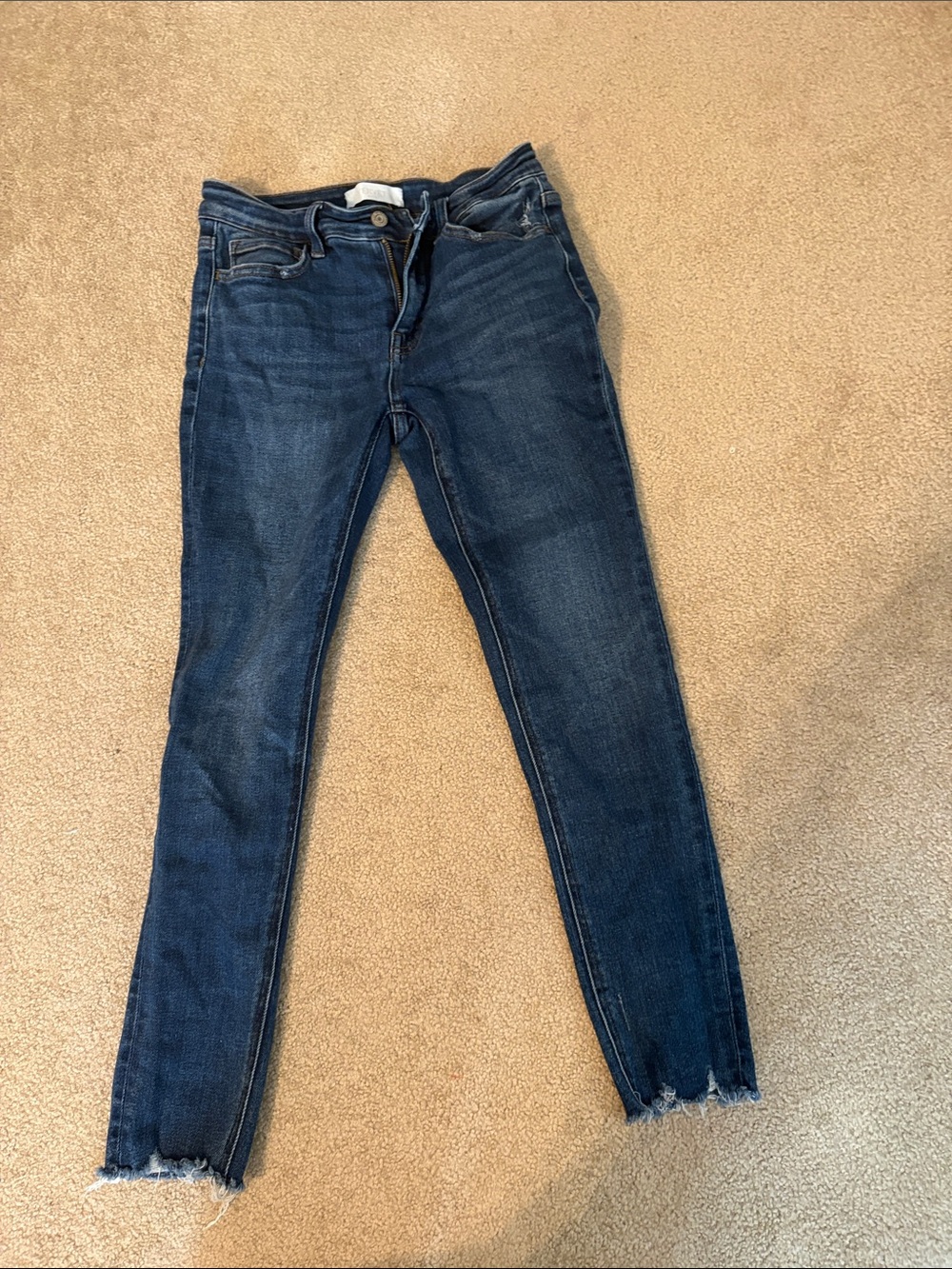 Slim Dark Wash Skinny Jeans - Deep Indigo